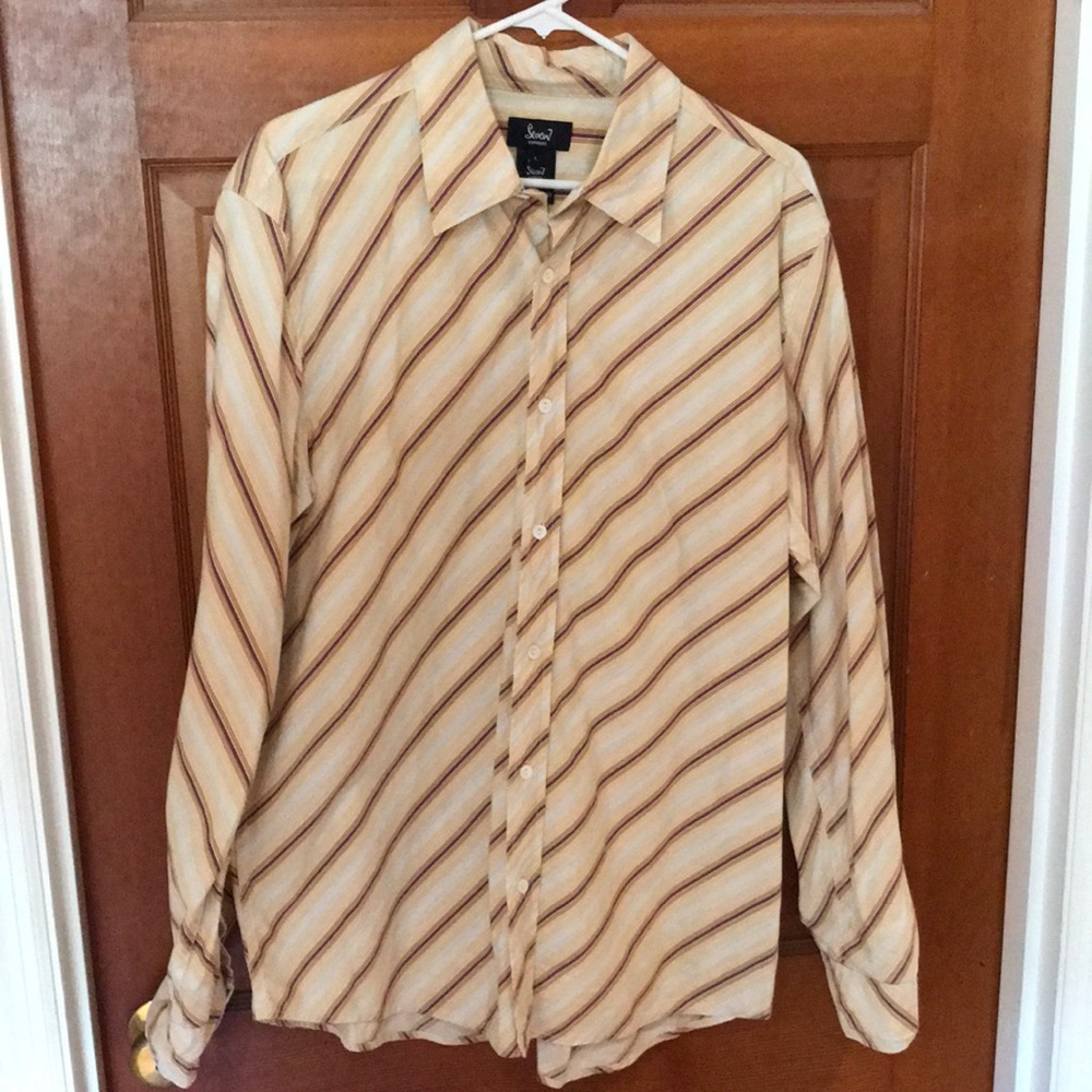 Men’s Large Express “Seven” button down shirt